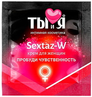 Крем для женщин Sextaz-W с согревающим эффектом 1,5 гр, пробник
